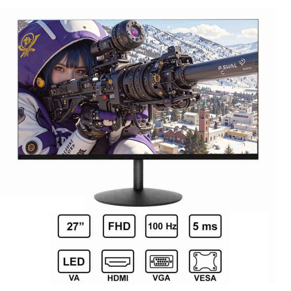 Monitor Gamer Comstar 27 Full Hd 100hz Hdmi Vga MONITOR COMSTAR 27 100HZ S270F100