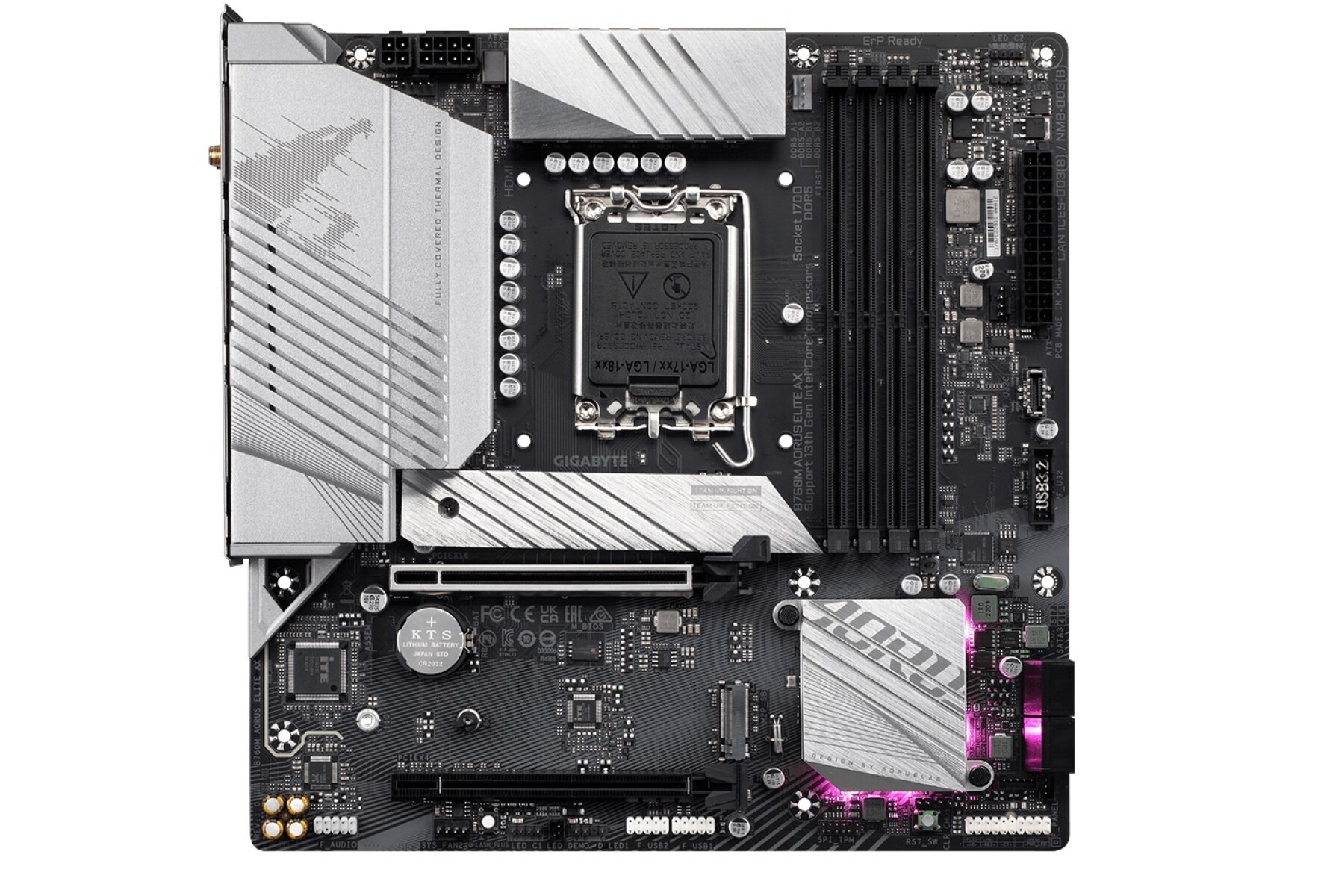 Mother Gigabyte B760 Aorus Elite Ax LGA1700 