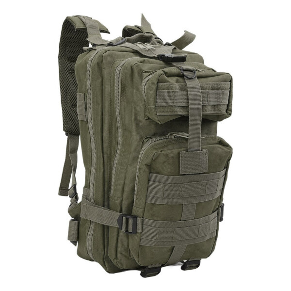 Mochila Camping Táctica Militar Impermeable 30 L Acampar Variante Color Verde