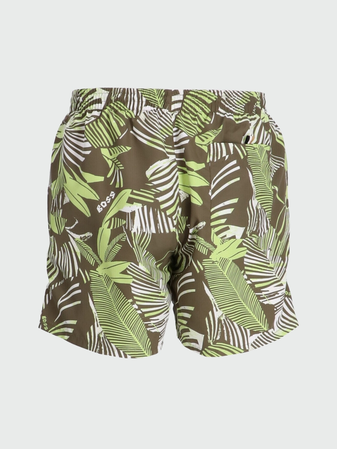 BOSS Black - Short Baño Estampado Alta Automática