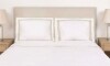 Acolchado Queen 290x250 Finezza 400 hilos - Pilar Blanco y Beige