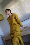 Imperfect Shape Dress Mostaza