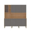 Kit mueble de cocina Nature Gris