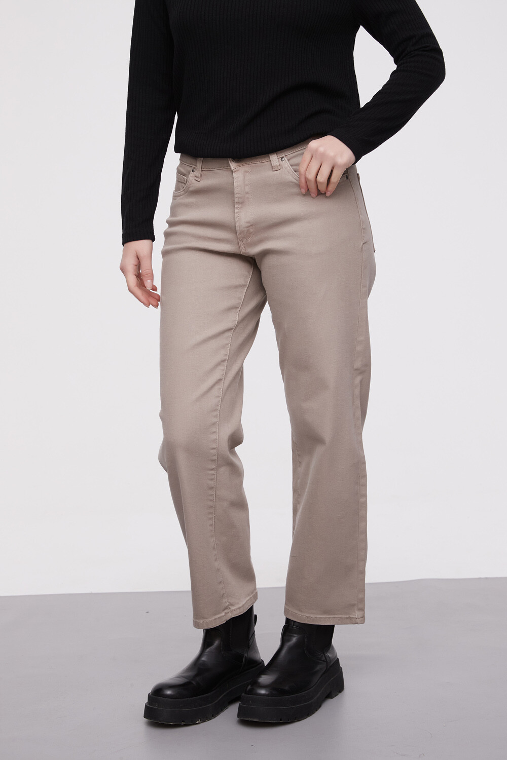 Pantalon Pompya Taupe / Mink / Vison