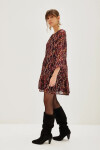 Vestido Jacquard Short Ikat Multicolor
