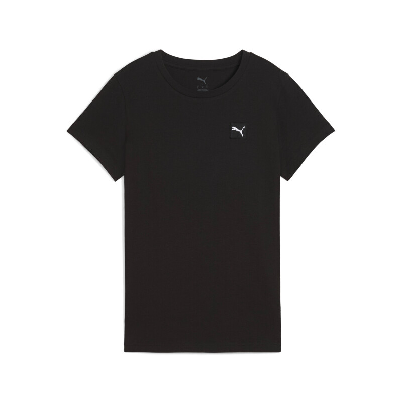 Remera Essentials Elevated de Mujer Negro