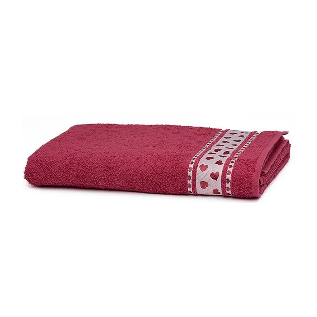Toalla Mano Dohler Jacquard Premium 50 x 80 cm 100% Algodón - 6987 - CEREZA 