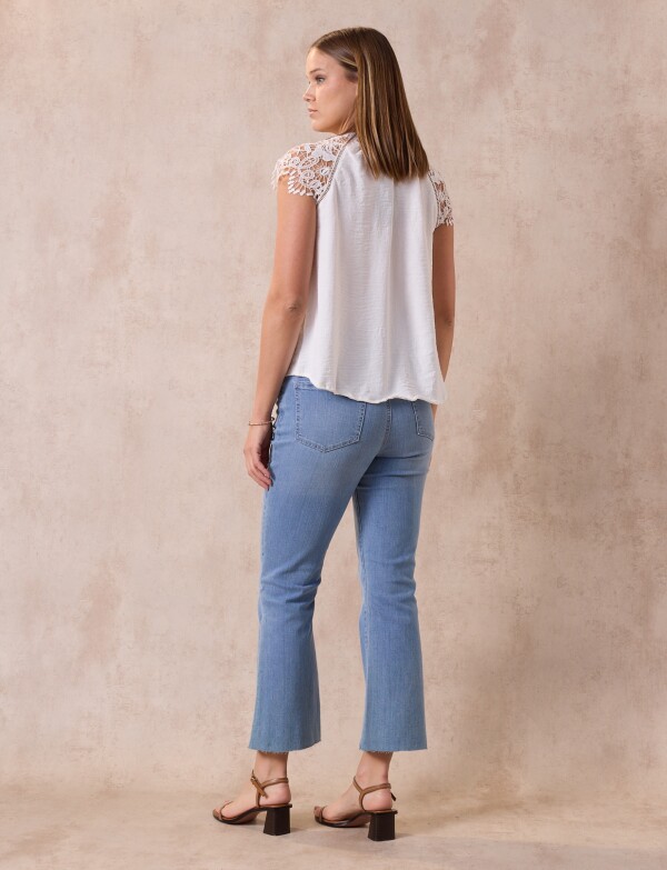 Blusa Broderie BLANCO