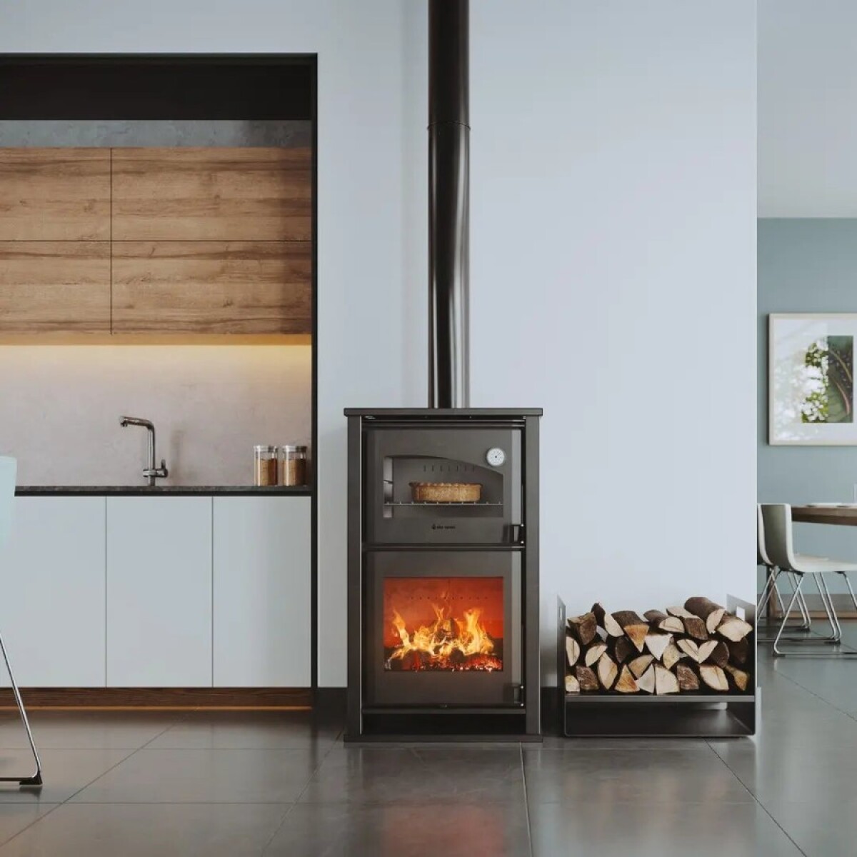 Calefactor con Horno Forno 560 Eko Varmo 