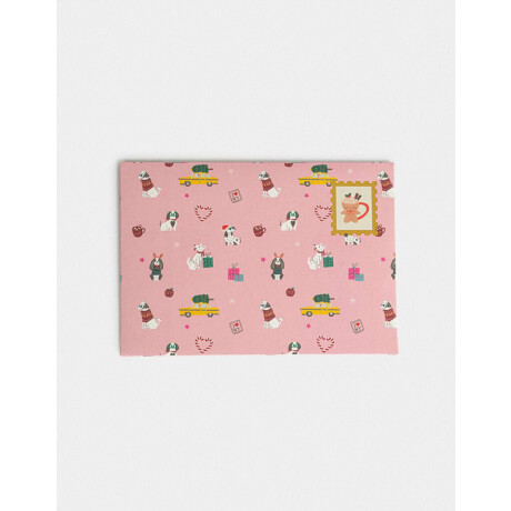 Set De Postales Navideñas Combinacion Multicolor