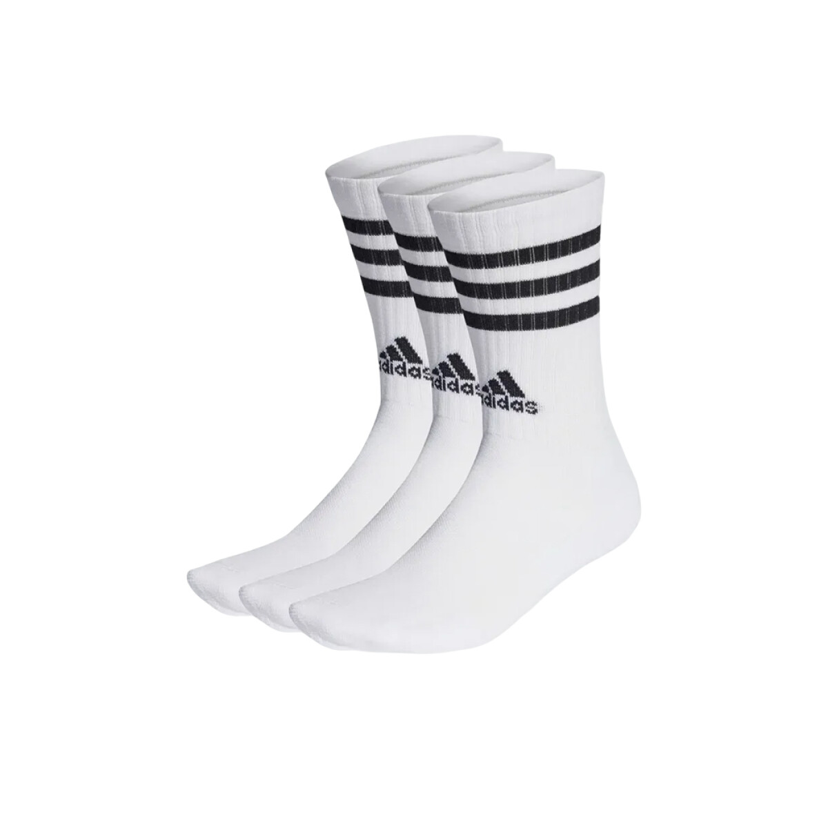 Medias adidas Socks 3 - White - White 