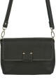 Morral con solapa chico Negro