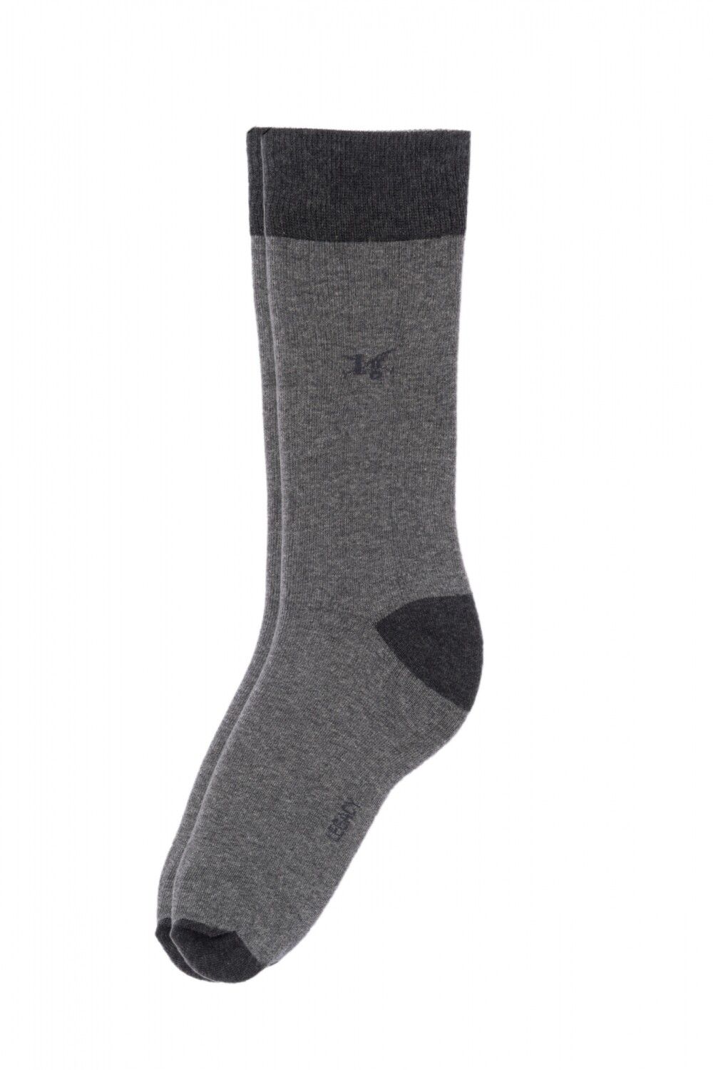 Media bicolor Gris