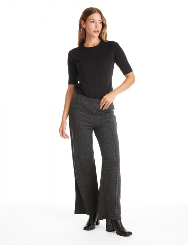 Pantalon Wide Leg Gales GRIS/MULTI