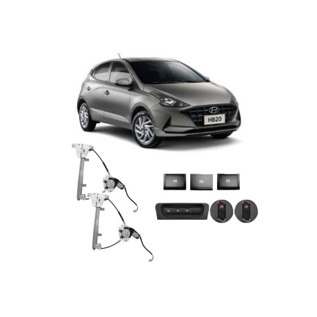 Alzacristal Tragial Hyundai Hb20 4pt Alzacristal Tragial Hyundai Hb20 4pt