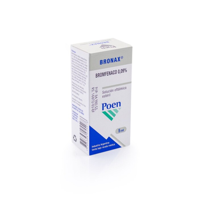 BRONAX SOLUC. OFTALMICA FRASCO X 5 ML. única