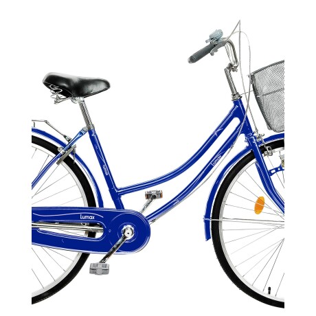 Bicicleta de Paseo Lumax Rodado 26 SIN CAMBIOS Azul