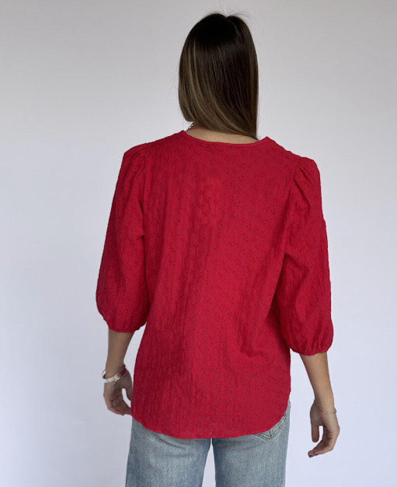 Blusa Carol roja