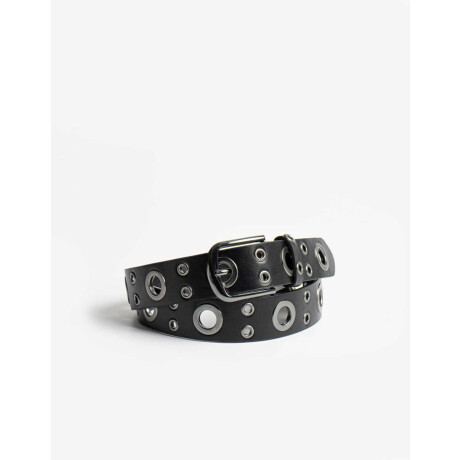 Cinturon Arandelas Negro