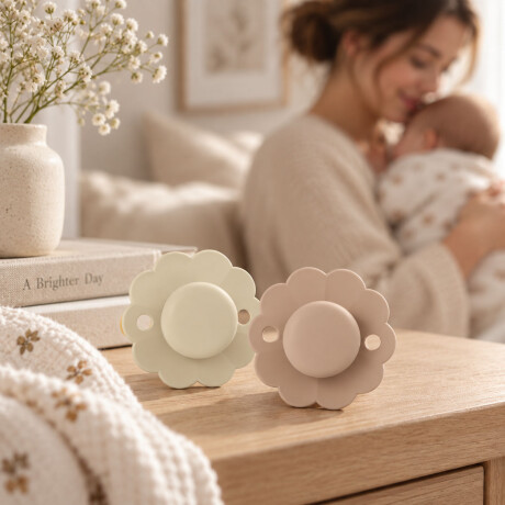 Chupete X2 0-6M Fisiológico SX PRO Silicona Suavinex Wonder Crema/beige