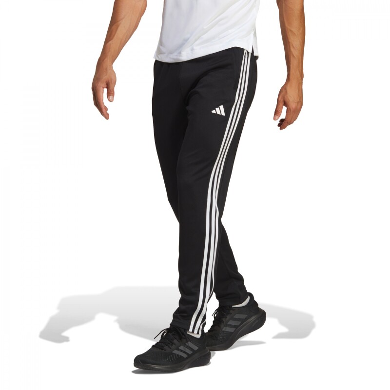 Pantalón Largo Train Essentials 3-Stripes Joggers de Hombre Negro