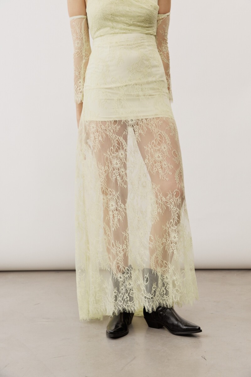 Vestido Rosel VERDE LIMA