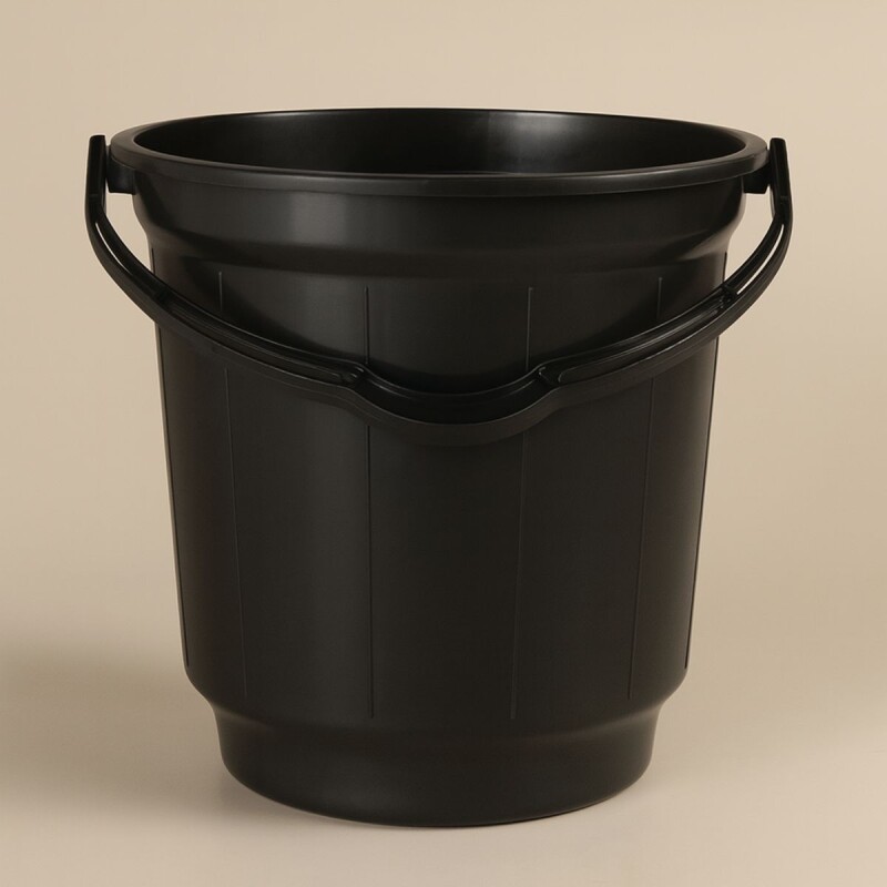 Balde 20lts con asa GRIS OSCURO