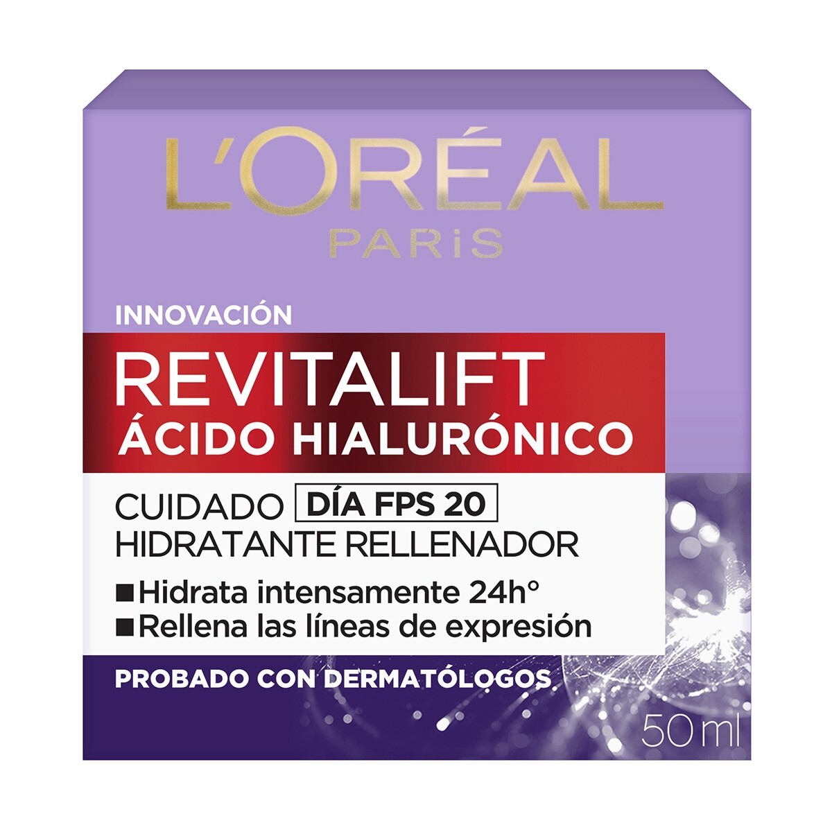 Crema De Día L'oreal Paris Revitalift ácido Hialurónico 50 Ml. 