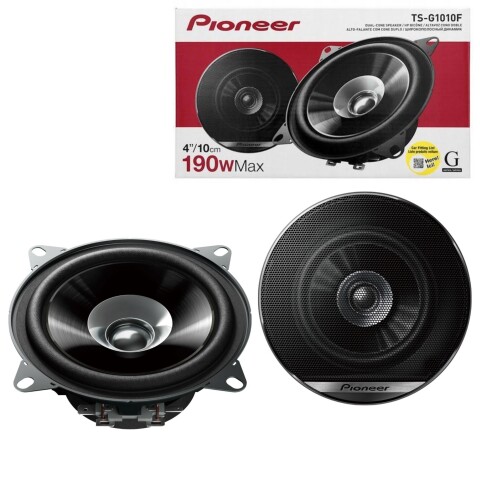 Parlante Pioneer TS-G1010F 4" 190W 2 Vías Coaxial para Auto Parlante Pioneer TS-G1010F 4" 190W 2 Vías Coaxial para Auto