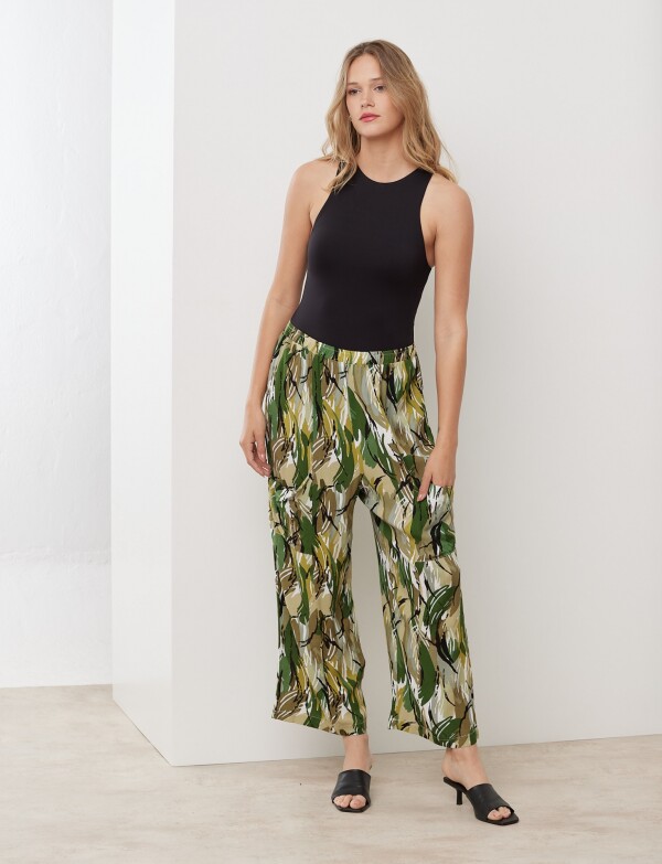 Pantalon Sumbawa VERDE/MULTI