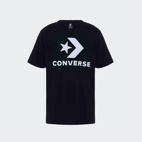 Remera Converse Logo Star Chev Negro