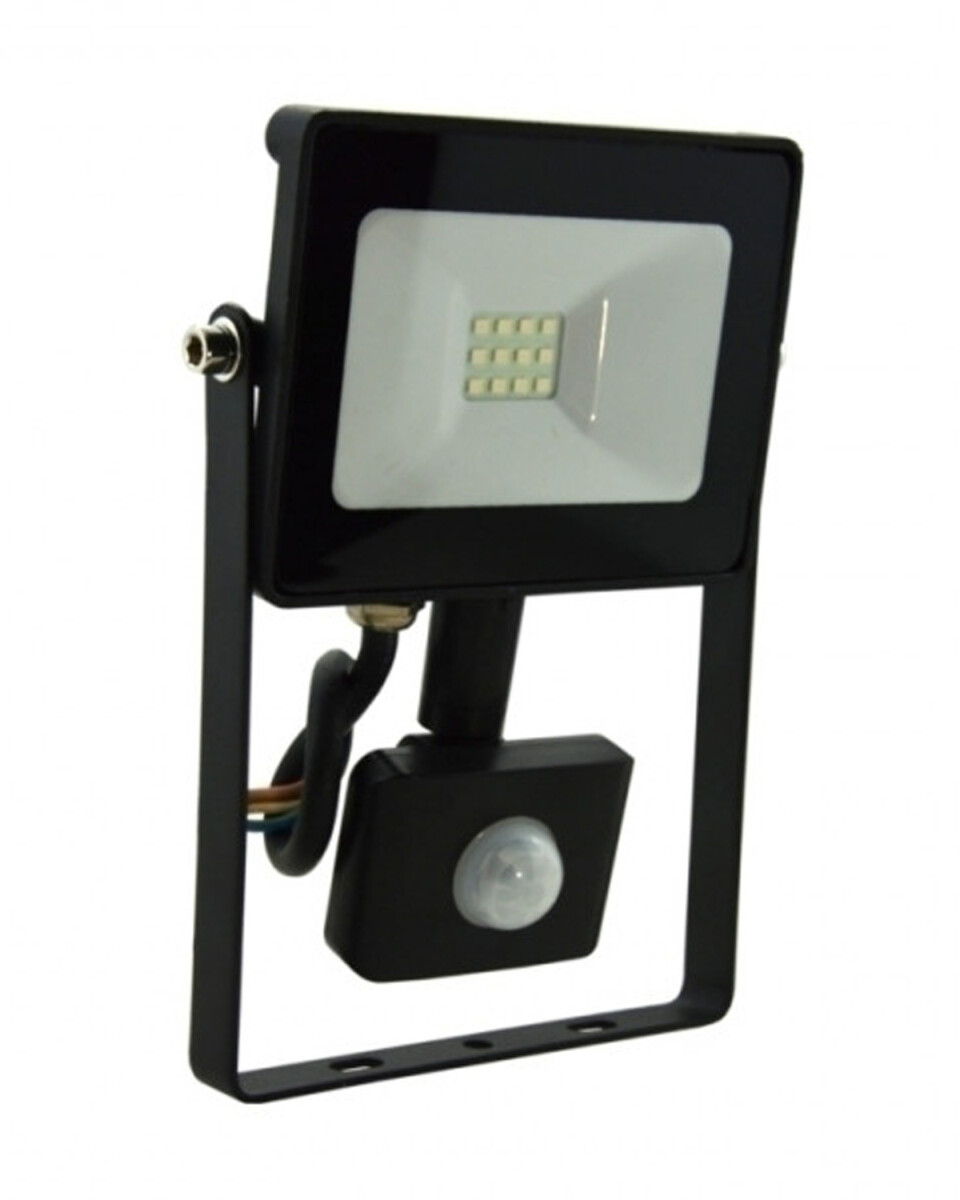 Foco proyector LED Ixec con sensor de movimiento 10w tonalidad cálida 