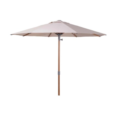 SOMBRILLA ALUMINIO 2.75M ALUMINIO NATURAL-BEIGE LINWOOD