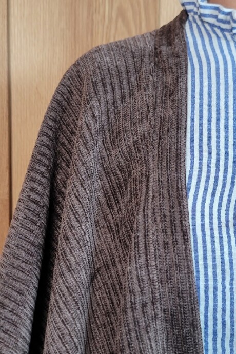 Ruana Cerdeña Chocolate