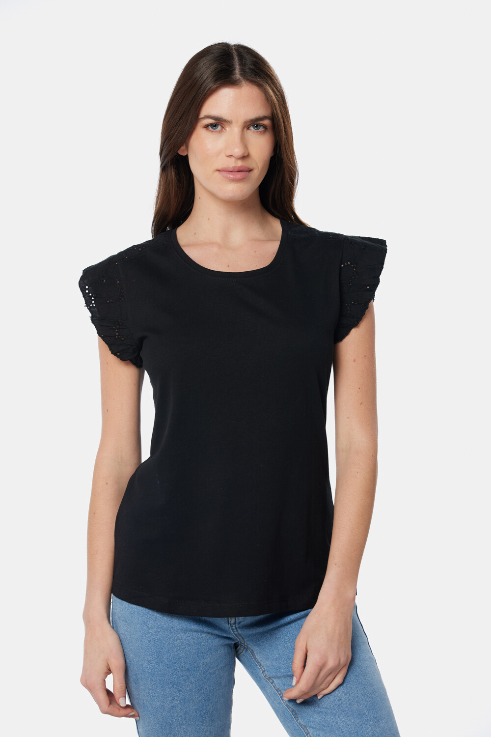 REMERA LISA Negro