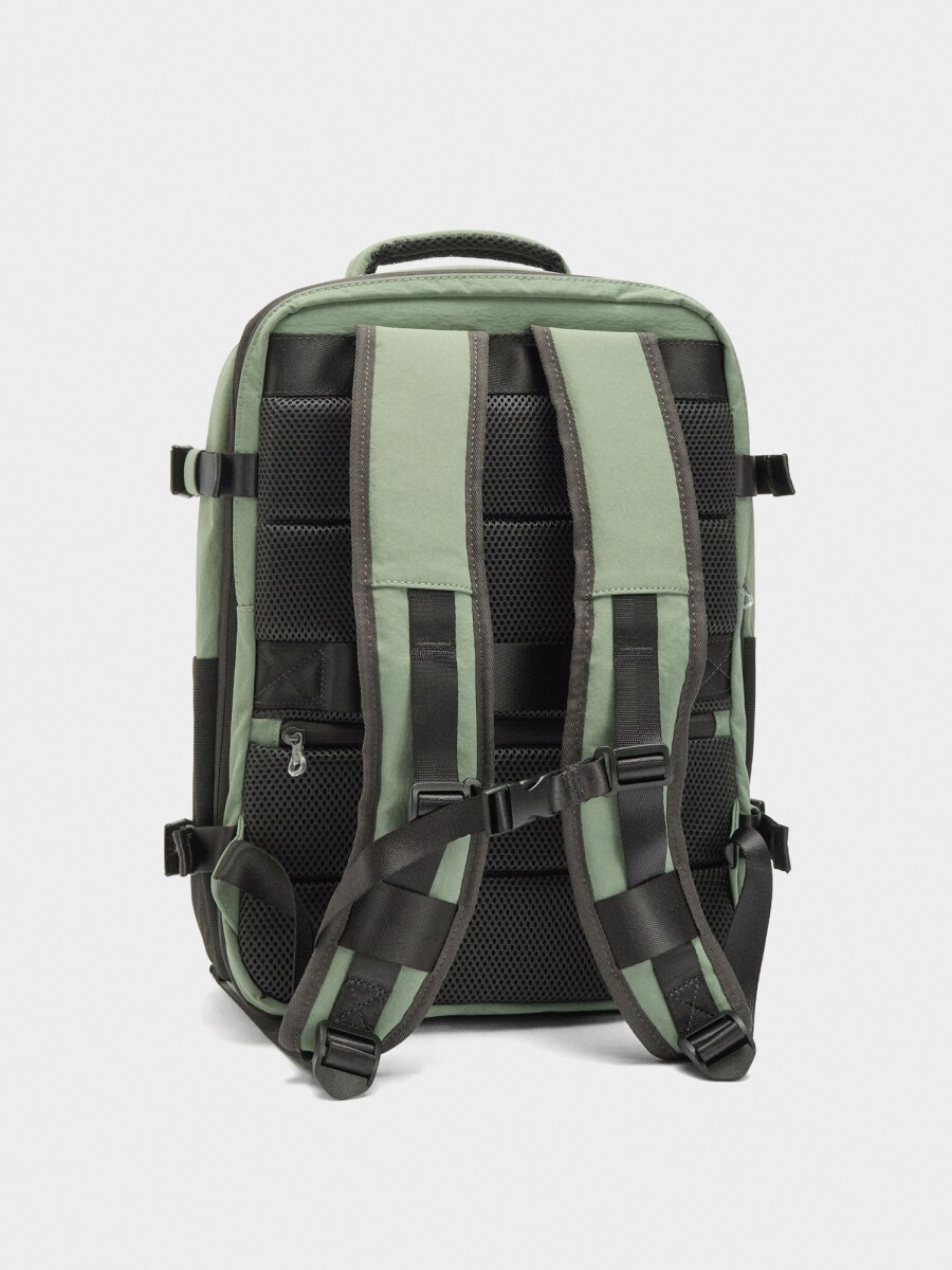Mochila De Cabina De Nylon verde