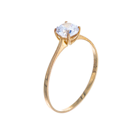 Anillo de oro 9 ktes con circonia CINTILLO Anillo de oro 9 ktes con circonia CINTILLO