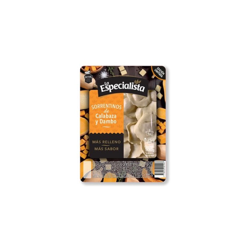SORRENTINOS LA ESPECIALISTA CALABAZA DAMBO 500G Sorrentinos La Especialista Calabaza Dambo 500g