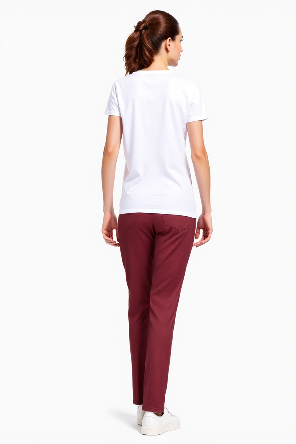 Pantalon Fufu Bordeaux