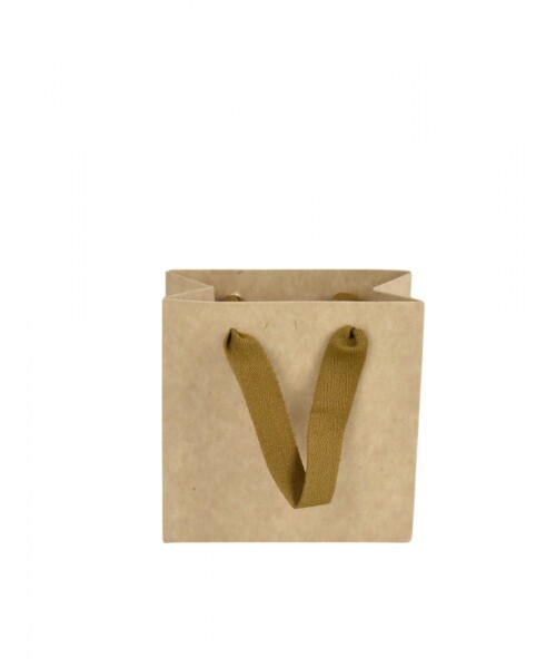 Bolsa cartulina eco 10x05x10 cm MADERA