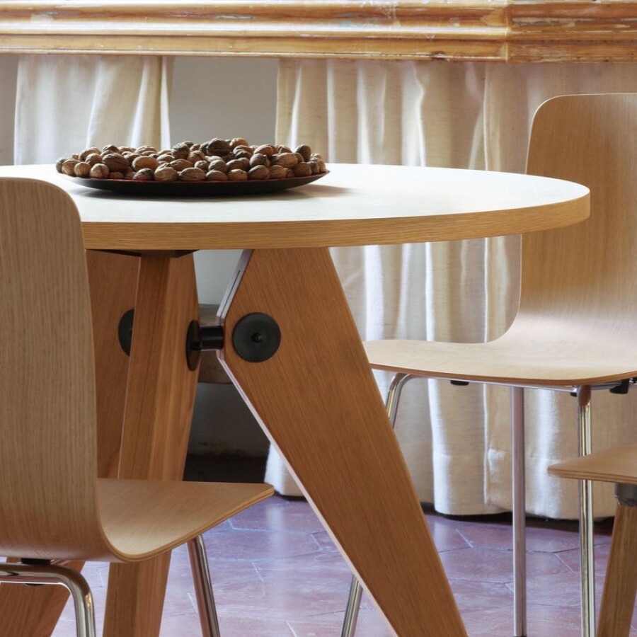 Mesa de comedor Gueridon 95 cm Negro