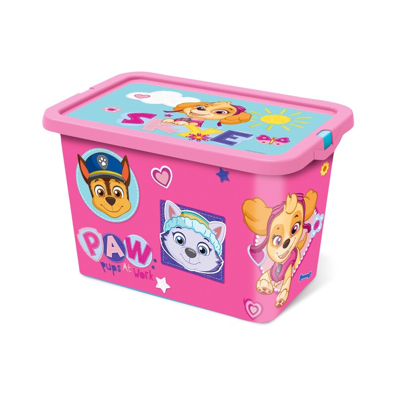 Caja organizadora infantil con tapa Plasútil 7 litros Paw Patrol