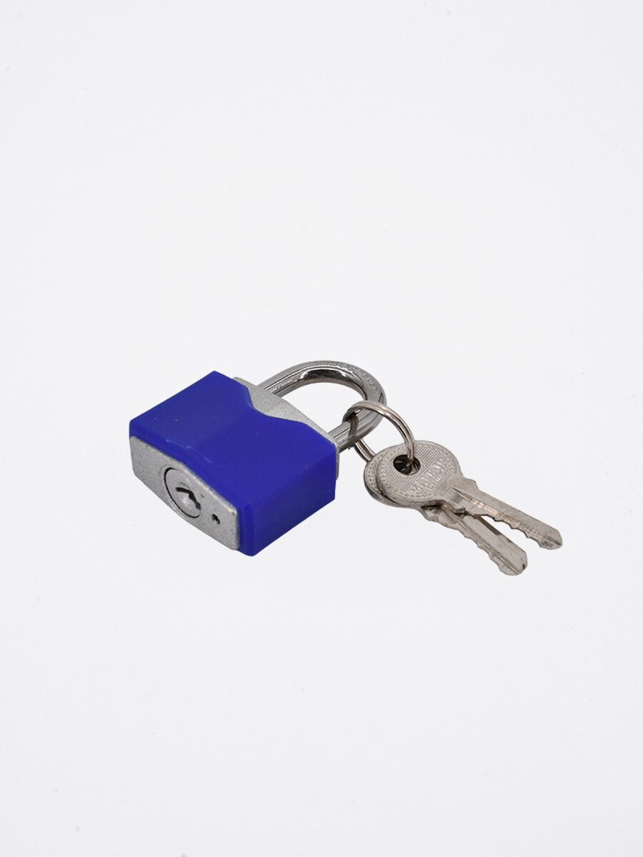 CANDADO PARA MALETA CON LLAVE - MULTICOLOR. 