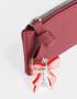 Monederos Monedero Con Charms - Rojo Burdeaux