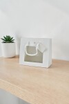 Bolsa con visor 16x08x14 cm BLANCO