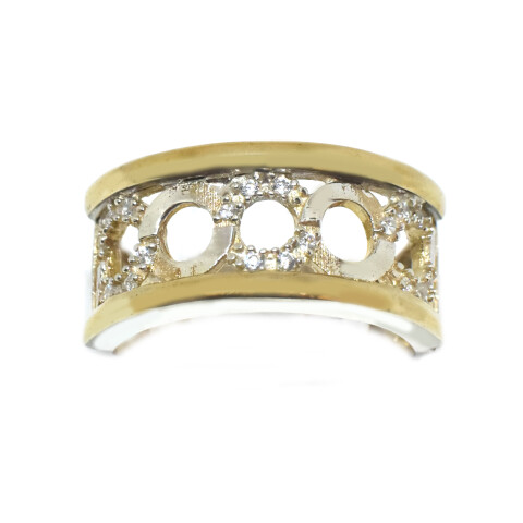 Anillo en Oro y Plata 925 Anillo en Oro y Plata 925