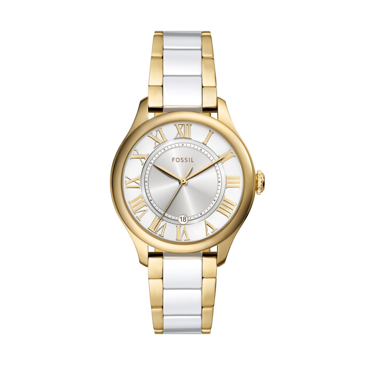 Reloj FOSSIL GILMORE Ceramica Blanco Esfera 38mm 
