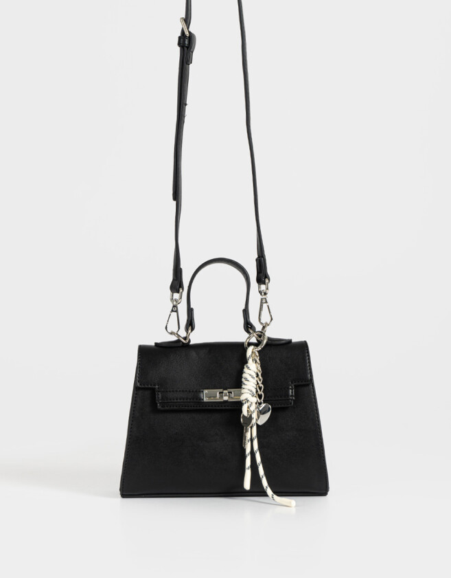 City Cartera City Con Hebilla - Negro
