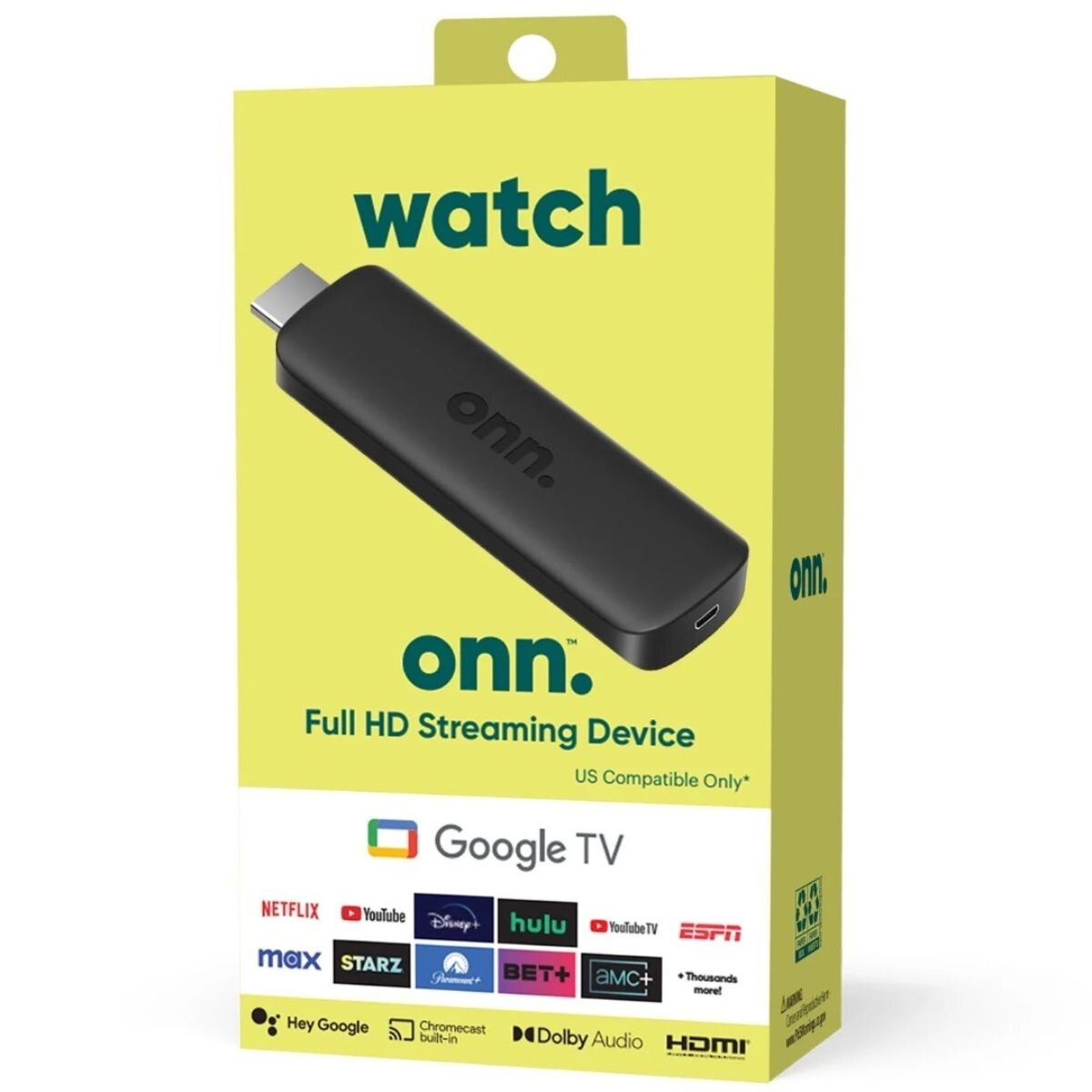 ONN Google TV Full HD Streaming 5G 