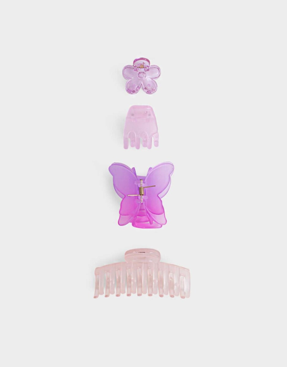 Set De Broches - Combinacion Multicolor 